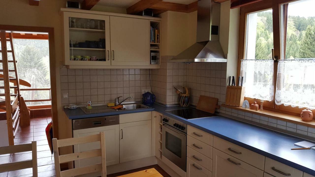 Ferienhaus Am Loeffelberghuettchen Giessubel Exterior photo