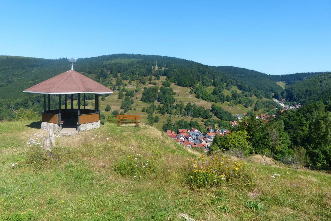 Ferienhaus Am Loeffelberghuettchen Giessubel Exterior photo